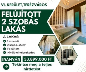 Eladó téglalakás Budapest, VI. kerület, 1. emelet