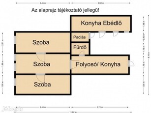 Családi ház eladó Bakson!