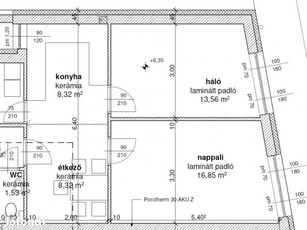 Eladó 56 nm-es Új építésű tégla lakás Székesfehérvár