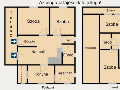 Eladó családi ház Csanádpalota, 1. emelet