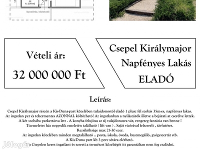 Csepel Napfényes Lakás