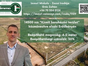 Eladó Erdőbénye belterületén, egy 14700 nm-es telek, amely megannyi