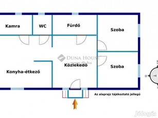 Harkányi eladó 56 nm-es ház