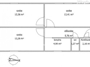 Pécsi 63 nm-es lakás eladó