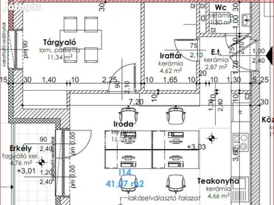 Eladó 43 nm-es lakás Győr