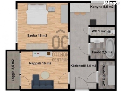 Eladó újpesti 2 szobás lakás