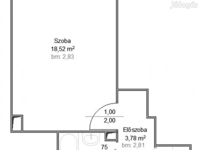 X. kerület, Üllői út, 27 m2-es lakás (Felújítandó)