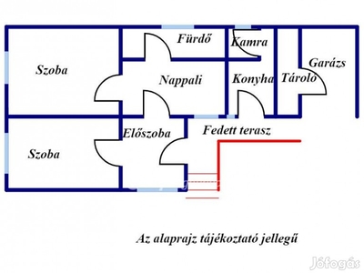 Fehértói 81 nm-es ház eladó