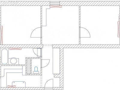 Szombathelyen eladó 57nm-es 3 szobás tégla lakás