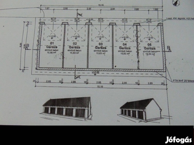 Eladó új építésű garázsok !!!