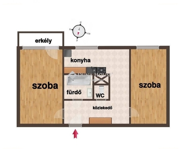 Szombathely, ingatlan, lakás, 55 m2, 32.500.000 Ft