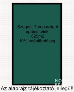 Tompasziget, Szeged, ingatlan, telek, 12.500.000 Ft