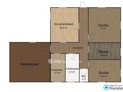 Ebes, ingatlan, ház, 105 m2, 46.000.000 Ft