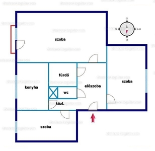 Budatétény, Budapest, ingatlan, lakás, 58 m2, 47.900.000 Ft