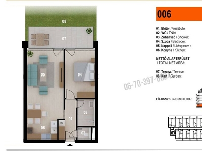 Ezüstpart, Siófok, ingatlan, lakás, 54 m2, 117.700.000 Ft