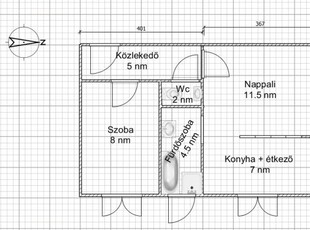 Komló, ingatlan, lakás, 52 m2, 12.990.000 Ft