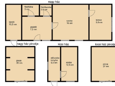 Tatabánya, ingatlan, nyaraló, 49 m2, 19.000.000 Ft