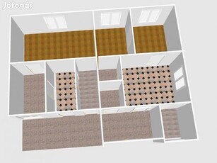 Eladó 140m2-es két lakásos, földszintes 2-2 szobás családi ház, Érd