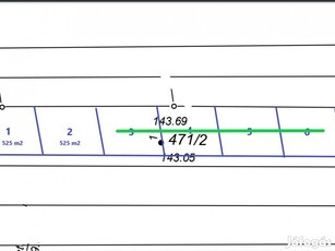 Zamárdi telek 525 m2 12,9m FT