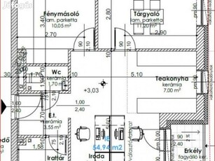 Győri 57 nm-es lakás eladó