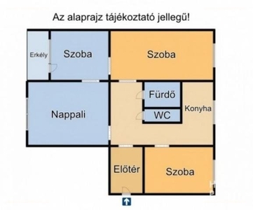 Felsőváros, Szeged, ingatlan, lakás, 72 m2, 40.999.000 Ft