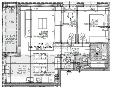 újépítésű, Újpest, Budapest, ingatlan, lakás, 70 m2, 83.849.600 Ft