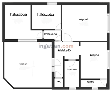 Boldogfalvikert, Debrecen, ingatlan, ház, 82 m2, 79.000.000 Ft