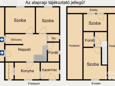 Kétszintes tégla ház Csanádpalotán! - Csanádpalota