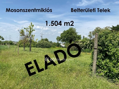 Mosonszentmiklós, ingatlan, telek, 9.800.000 Ft