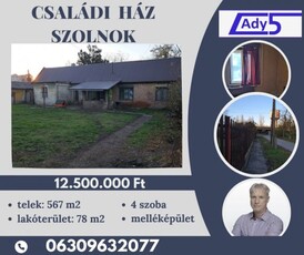 Eladó családi ház Szolnok