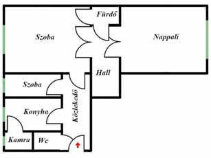 Eladó téglalakásBudapest, XIII. kerület, Újlipótváros, Hollán Ernő utca, földszint