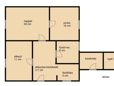 Kömlőd, ingatlan, ház, 67 m2, 20.990.000 Ft