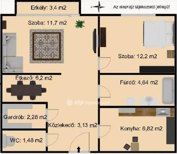 Szigetszentmiklós, ingatlan, lakás, 49 m2, 37.900.000 Ft