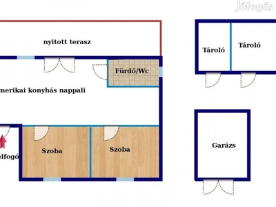 Farmosi eladó 65 nm-es ház