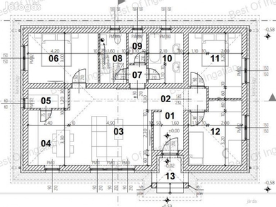 Rábapatonán, új építésű nettó 92,4 m2-es ikerház, 561,72 m2-es telken