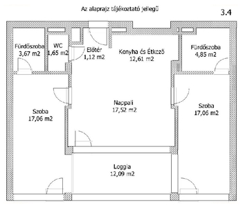 újépítésű, Keszthely, ingatlan, lakás, 81 m2, 103.960.000 Ft