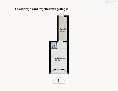 Debrecen, Szoboszlói úton, 31 m2-es utcára nyíló üzlethelyiség eladó - Debrecen, Hajdú-Bihar - Iroda, üzlethelyiség, ipari ingatlan