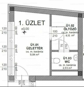 Kiadó utcai bejáratos üzlethelyiség - IV. kerület, Lorántffy Zsuzsanna utca 8.