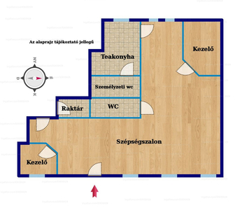 Kiadó utcai bejáratos üzlethelyiség - VI. kerület, Eötvös utca