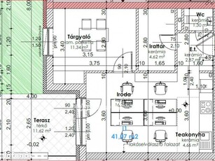 Eladó 46 nm-es lakás Győr