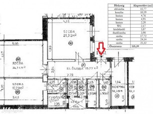 VII. Kerület, Almássy tér, 115 m2-es, 4. emeleti, társasházi lakás