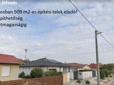 509 m2-es Hunyadivárosi telek eladó!