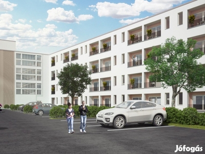 Szombathely belvárosában 54 m2 + 11 m2 fedett terasz ÚJ építésű 2