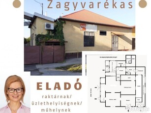 Eladó Raktár - ként, Üzlethelyiség- ként hasznosítható ingatlan