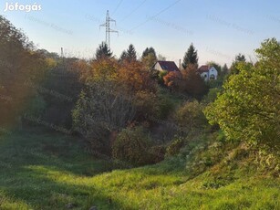 Éladó zártkerti telek erdei panorámával frekventált helyen