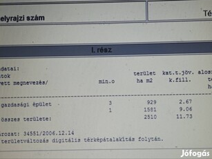 Türjén a Kopaszhegyen zártkert eladó