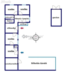 Eladó 110 nm-es ház Bonyhád