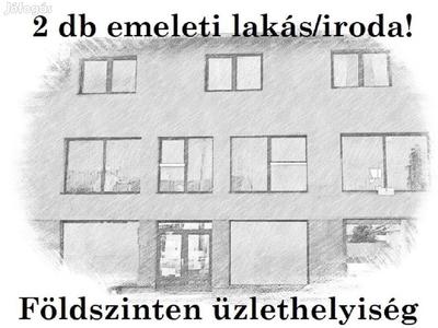 Malomkertben földszinti üzlethelyiség és emeleti iroda! - Nyíregyháza, Szabolcs-Szatmár-Bereg - Iroda, üzlethelyiség, ipari ingatlan