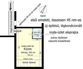 Kiadó üzlethelyiségBudaörs, 1. emelet