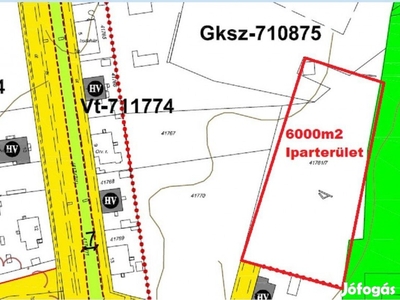 Eladó Iparterület 6200 m2